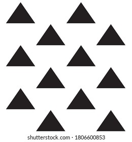 Abstract seamless triangle pattern on white background style for clothes, wallpaper, and mobile app. Modern geometric backdrops. Website.