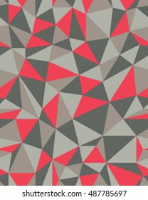 Abstract seamless triangle pattern, vector