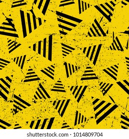 Abstract seamless triangle sport pattern for girls, boys. Creative sport vector pattern with dots, geometric figures, triangle. Funny wallpaper for textile and fabric. Fashion triangle sport style.