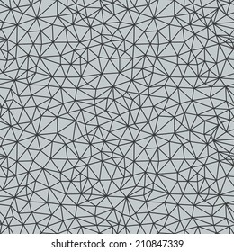 Abstract Seamless Triangular Polygonal geometric background