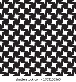 Abstract seamless twisted square pattern background