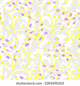 Abstract seamless unusual artwork with wave patterns