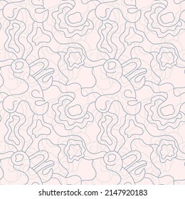 Abstract seamless unusual pattern with psychedelic print