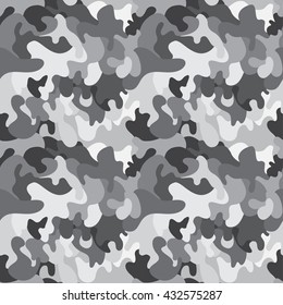 Abstract seamless  urban camouflage pattern