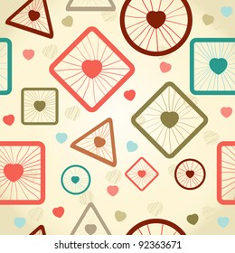 Abstract Seamless Valentine Background