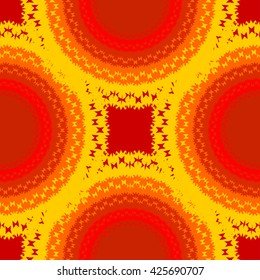 Abstract seamless vector background with colorful lacy shapes.