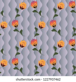 Abstract seamless vector background  is computer graphics and can be used in the design of textiles, in the printing industry, in a variety of design projects