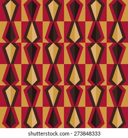 Abstract seamless vector background featuring multicolored triangles arranged with a subtle grid, creating a modern and dynamic geometric design.