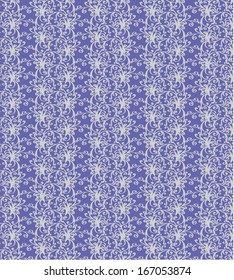 Abstract seamless vector background of floral elements. 