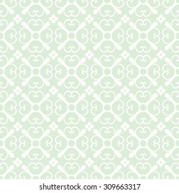 Abstract seamless vector background. Floral retro pattern.