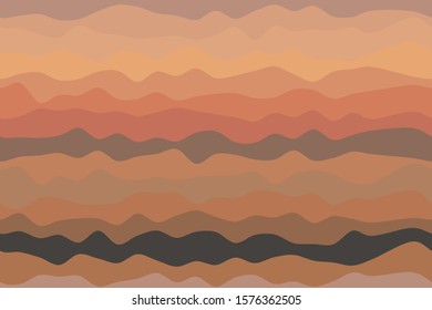 Abstract seamless vector background in the form of multi-colored waves. Can be used for dyeing fabrics, bedding, clothes, T-shirts or covers of books and brochures.
