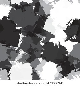 Abstract seamless vector background of paint strokes