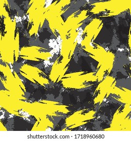 Abstract seamless vector background of paint strokes