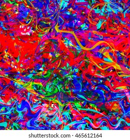 Abstract seamless vector background. The pattern of colored lines twisted into a spiral.