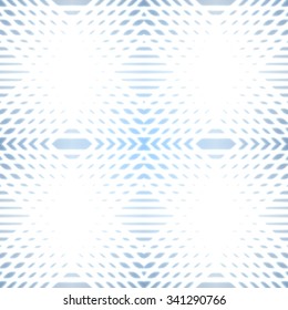 Abstract seamless vector blur contemporary winter snow backgound pattern with modern arrowlike glowing aberrated shapes