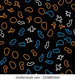 Abstract Seamless Vector EPS 10 Pattern. Different Geometric Objects