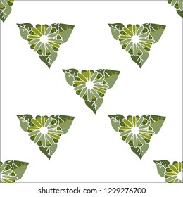 Abstract seamless vector floral pattern with flowers. Decorative background. Colorful texture for design of textile, fabric, cover, web.