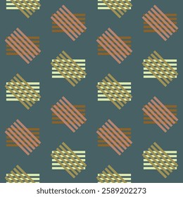 Abstract seamless vector geometric pattern