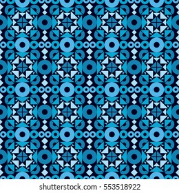Abstract seamless vector geometrical pattern.