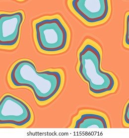 Abstract seamless vector grange colored holes pattern for craft, wrapping, textile, fabric, wallpaper