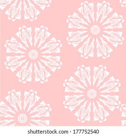 Abstract seamless vector hand-drawn background.