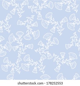 Abstract seamless vector hand-drawn background.