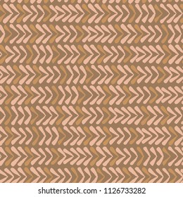 Abstract seamless vector nature ribbon chevron coffee pattern for wrapping, fabric, textile, ceramic, craft