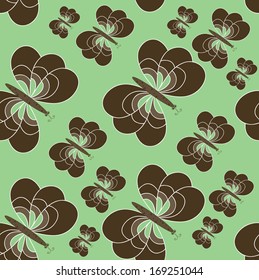 Abstract seamless vector pattern.