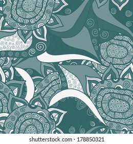 Abstract seamless vector pattern.