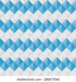 Abstract seamless vector pattern. Blue and gray squares