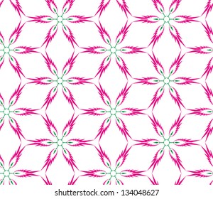 Abstract seamless vector pattern with candle-like repeating element
