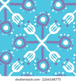 Abstract seamless vector pattern with circle, dots and spots decorative elements. Hand drawn background in boho style for textile print, fabric design, wallpaper and digital paper, wrapping.