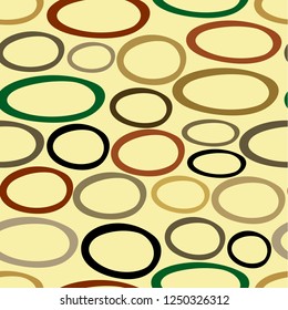 Abstract Seamless Vector Pattern Colored Ovals Stock Vector Royalty Free Shutterstock