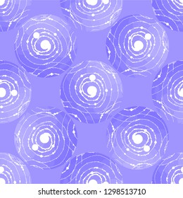 Abstract seamless vector pattern with colorful twisted spiral shapes. Decorative background. Colorful texture for design of textile, fabric, cover, web