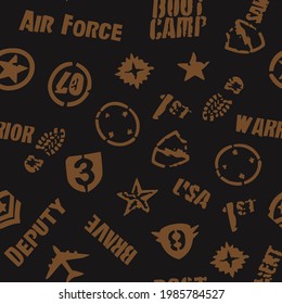 Abstract Seamless vector pattern design. Vector art illustration for printing textile, Fabric and other use.