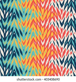 Abstract seamless vector pattern of diagonal ornaments