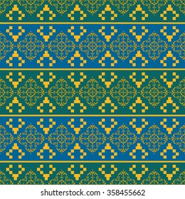 Abstract seamless vector pattern. Fabric, carpet, paper ornament design.