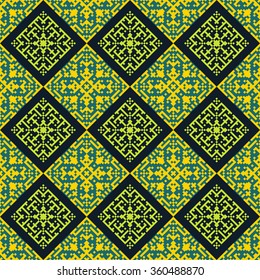 Abstract seamless vector pattern. Fabric, carpet, paper ornament design