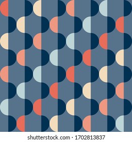 Abstract seamless vector pattern. Geometric background.