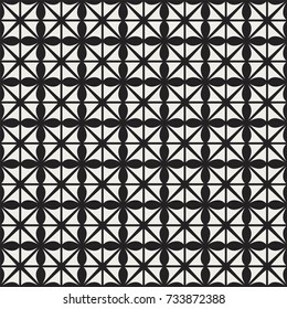 Abstract Seamless Vector Pattern. Geometric texture. Repeating background.