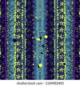 Abstract seamless vector pattern for girls, boys, clothes. Creative background with dots, geometric figures Funny wallpaper for textile and fabric. Fashion style. Colorful bright