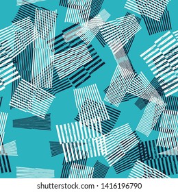 Abstract seamless vector pattern for girls, boys, clothes. Funny wallpaper for textile and fabric. Fashion style. Colorful bright