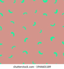 abstract seamless vector pattern green arches beige background