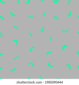 abstract seamless vector pattern green arches grey background