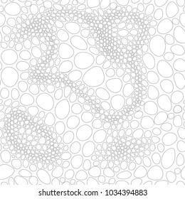Abstract seamless vector pattern. Isolated from the background. Bubbles