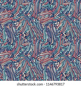 Abstract seamless vector pattern. Isolated. 