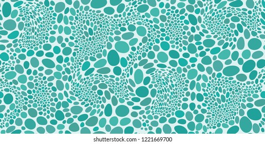 Abstract seamless vector pattern. Light neutral green color palette. Isolated from the background. Monochrome