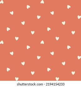 Abstract seamless vector pattern of love hearts. Design for use background Textile all over fabric print wrapping paper and others. Repeating texture surface pattern easy edit and customizable