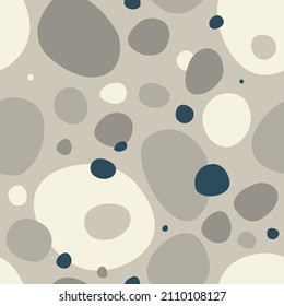 Abstract seamless vector pattern. Modern art for terrazzo tile and interior decoration.