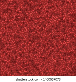 Abstract seamless vector pattern. Noise, dirt, irregular shapes. Red color scheme